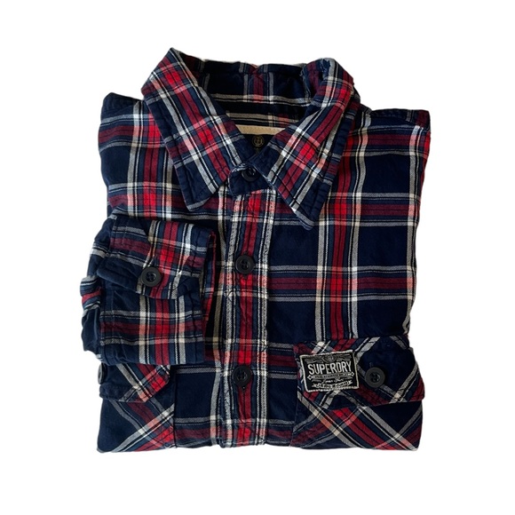 Superdry Shirts Superdry Thick Flannel Lumberjack Button Up Shirt